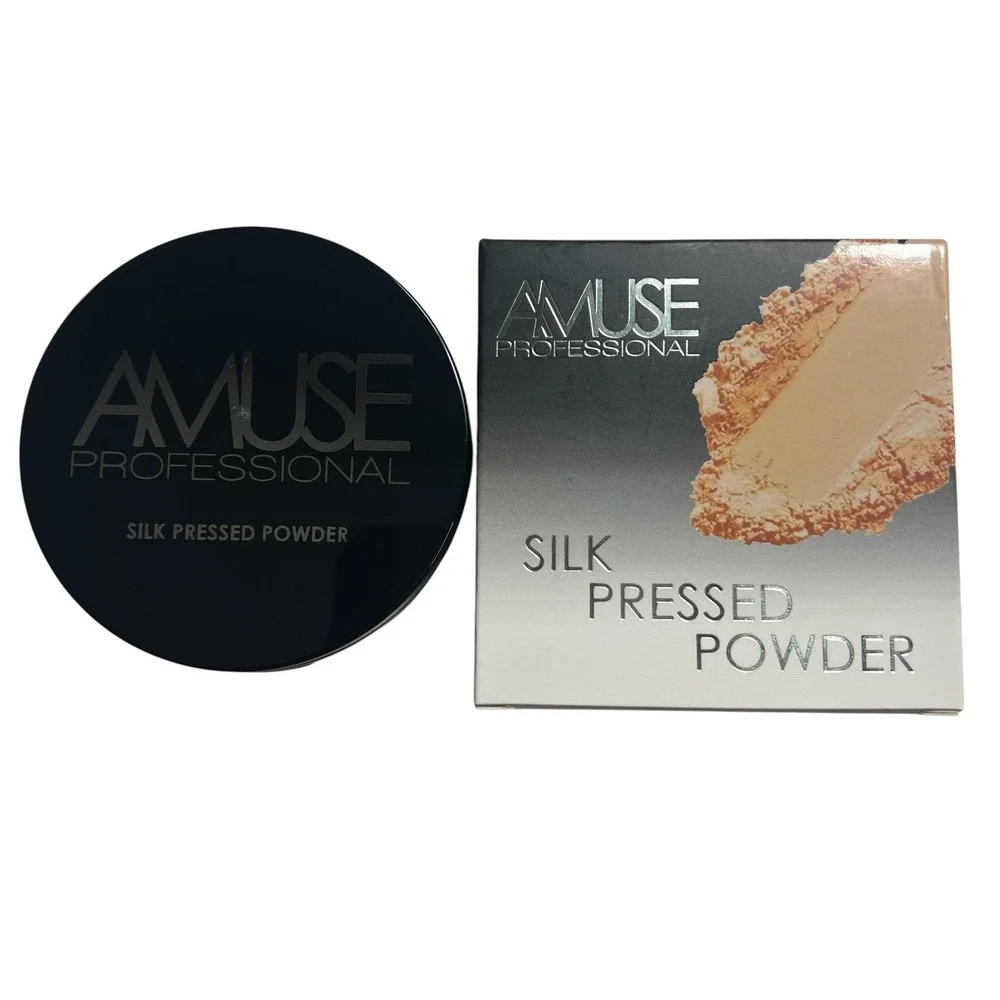 Amuse Professional Silk Pressed Powder‎ Med.Plus Medium 0.37oz KL228-5 New